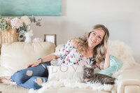 Kimberly Campbell in a Farmhouse Chic Home