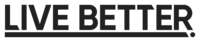Live Better logo in black by Isla Luna Studio