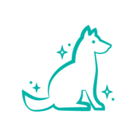 aquamarine dog icon