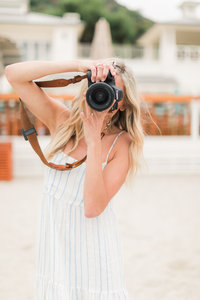 girl taking picture