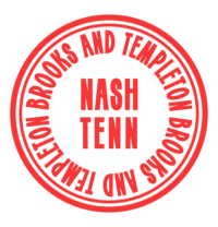 Brooks & Templeton Orthodontics stamp logo red