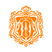 Ivory Door Studio branding emblem in orange