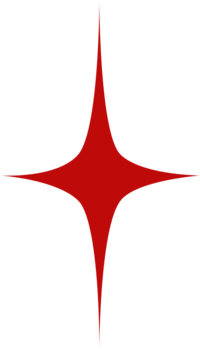 Élément graphique issue de l'identité visuelle de Fenicia Studio, il représente une étoile en référence aux marques du secteur culturel qu'elle aide à faire briller.