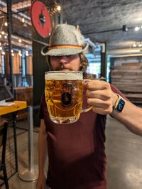 Watch the sports game in Minneapolis Brewery with Patio