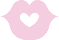 Custom illustration of lips icon for Sassy Dive in Lilac