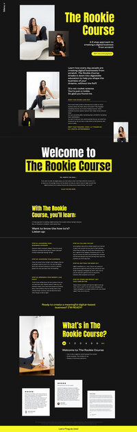Vicki Pollack's The Rookie Course full website
