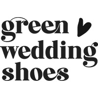 green wedding shoes logo