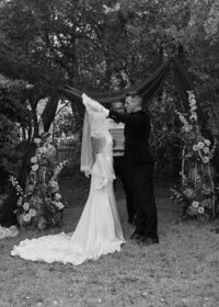 Taylor and Colten shared their love for fashion and the ocean on the coast of Florida as they celebrated the elopement.