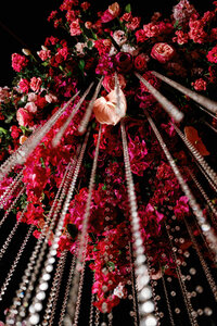 Aspen-Avenue-Chicago-Wedding-Photographer-The-Canvas-Yanni-Design-Studio-Disco-Balls-Hot-Pink-Florals-Unique-Barbie