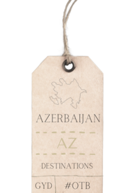 Azerbaijan Luggage Tag