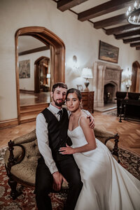 indoor wedding portraits in colorado springs