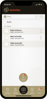 mobilni aplikace mysafee