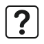Purple and green question mark icon representing inquiries for Rob and Jill, St Augustine elopement photographers