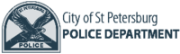City of Saint Petersburg Police Department logo in blue