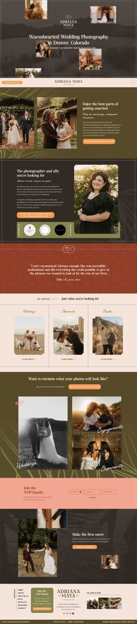Homepage of Harry's website