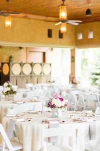 Wedding Decor at the Pavilion at Gervasi Vineyard photographed by akron ohio wedding photographer