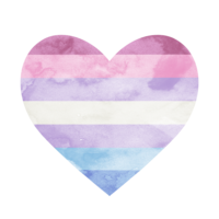 Colorful pride hearts decorating Rainbow Counselor website