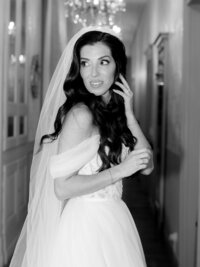 Bride portrait at Chateau de Mairy