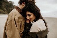 cannon beach engagement photos 