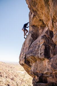 lead climbing bob ross wall
