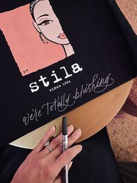 Stila tote bag with custom calligraphy