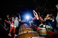 Guest dancing to Connecticut wedding band performance