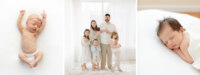 parents and newborn baby in nursery