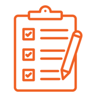 Checklist on clipboard graphic