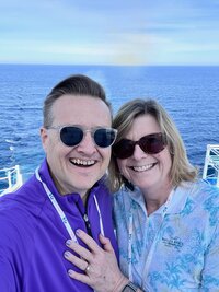 Photo of Kelly and Jason on a Cruise