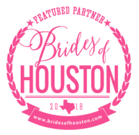 Brides of Houston featured partner 2018 logo pink