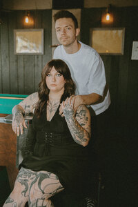 Vintage couples photos in-home