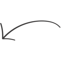 Black arrow pointing at text.