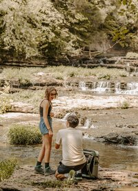 nashville wedding photographer captures a surprise proposal