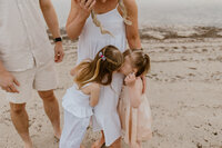 Photo of a family at a beach
