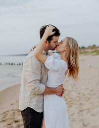 kiss on the beach