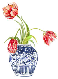 Tulips in Vase - 4