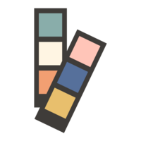 Color swatches illustration