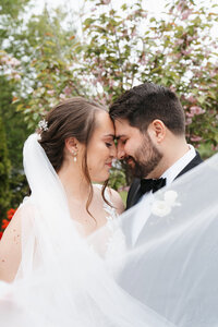 Couple portraits at LaBelle Winery in Derry, NH