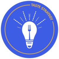 Taste Strategy badge logo
