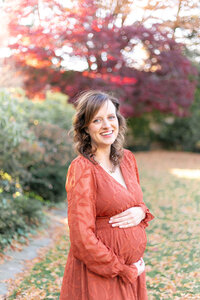 A maternity and newborn photography session in Rochester NY