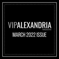 A badge that reads "VIP Alexandria Magazine March 2022 Issue" indicating that Beauty of the Soul Studio is a wedding photographer published by the Northern Virginia magazine VIP Alexandria for a wedding feature