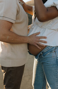 couple maternity photo