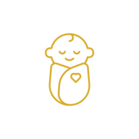 Infant graphic for newborn care visits at MKP