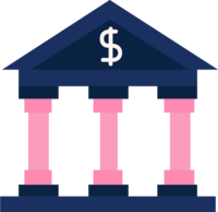 Pink pillar illustration