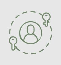 Ikon som representerar datakvalitet och säkerhet i DISC-plattformen