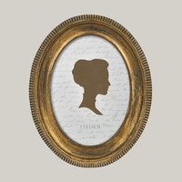 Vintage gold oval frame - Nadine Stay