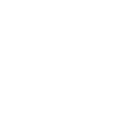 Simple white silhouette of a pig.