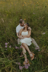 A married couple eloping in Tulum Mexico 