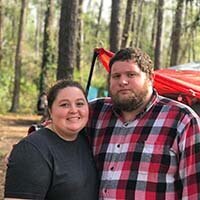 autumn marie brand strategist and husband matt camping