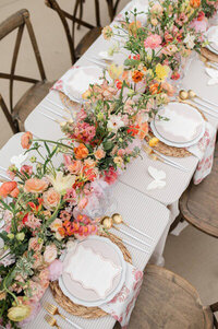 Wedding reception set up in Chicago